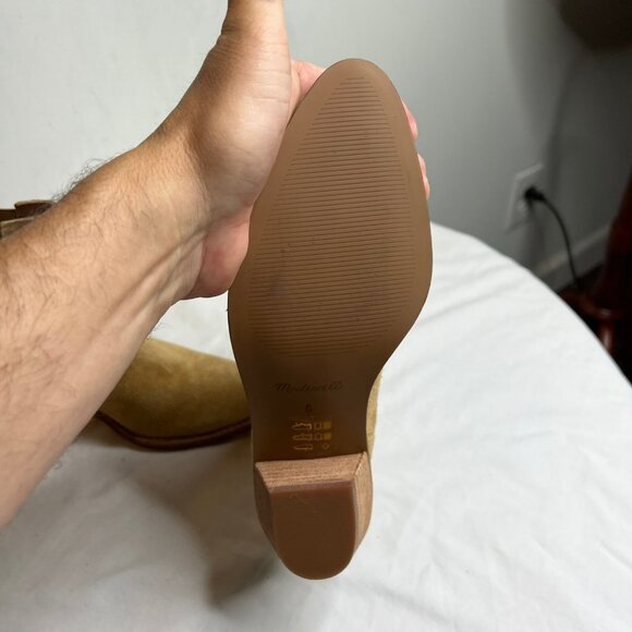Madewell $188 The Watkin Ankle Boot in Toffee Size 6 NN023 - Picture 10 of 10